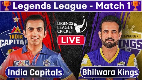 India Capitals vs Bhilwara Kings, 1st Match .